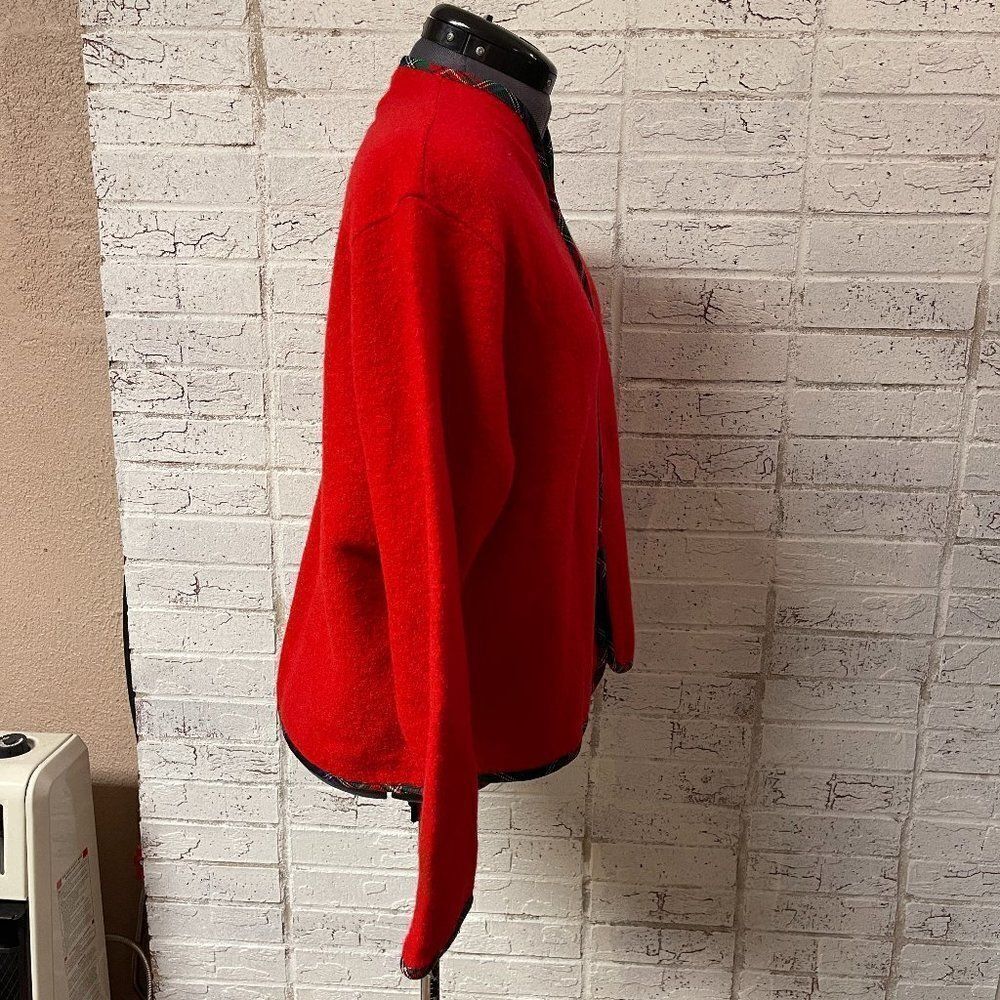 Pendleton Wool Red Plaid Jacket XL - Picture 4 of 9